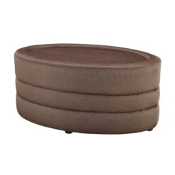 Duresta Lucca Ajaccio Bronze Fabric Footstool -Housingunits 67bd6ae0767a74fcd3fbcdc747cec97c