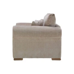 Theodora Peru Linen Fabric Snuggler Sofa -Housingunits 684df4404bc3a85f9c2c954c04df5278