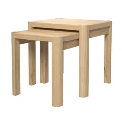 Stockholm Light Oak Nest Of 2 Tables -Housingunits 6859b820fed0e785914fc0eea1ef1f5e
