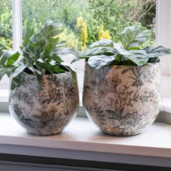 Laura Ashley Marlbrook Set Of 2 Planters