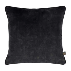 Scatter Box Etta Large Cream & Charcoal Velvet Cushion