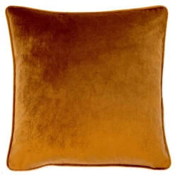 Luxe Tan Velvet Cushion