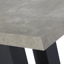 Ingrid Concrete-Effect 160cm Dining Bench -Housingunits 698dd02c6cf907f9f8dc0af0d271156c