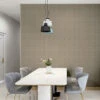Symmetrical Chic Champagne & Silver Wallpaper