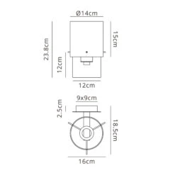 Lino Ribbed Dark Grey & Clear Narrow Line Glass Wall Light 11 Lino Ribbed Dark Grey & Clear Narrow Line Glass Wall Light -Housingunits 6a2aaf5139efde7a1493ecf01f6ad21b