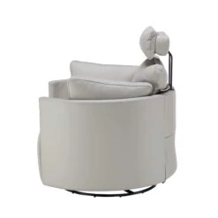 Fama Moonrise Grey Leather Relax Motor Recliner Armchair -Housingunits 6a86256cfc47e5e193ad68d057002493 1