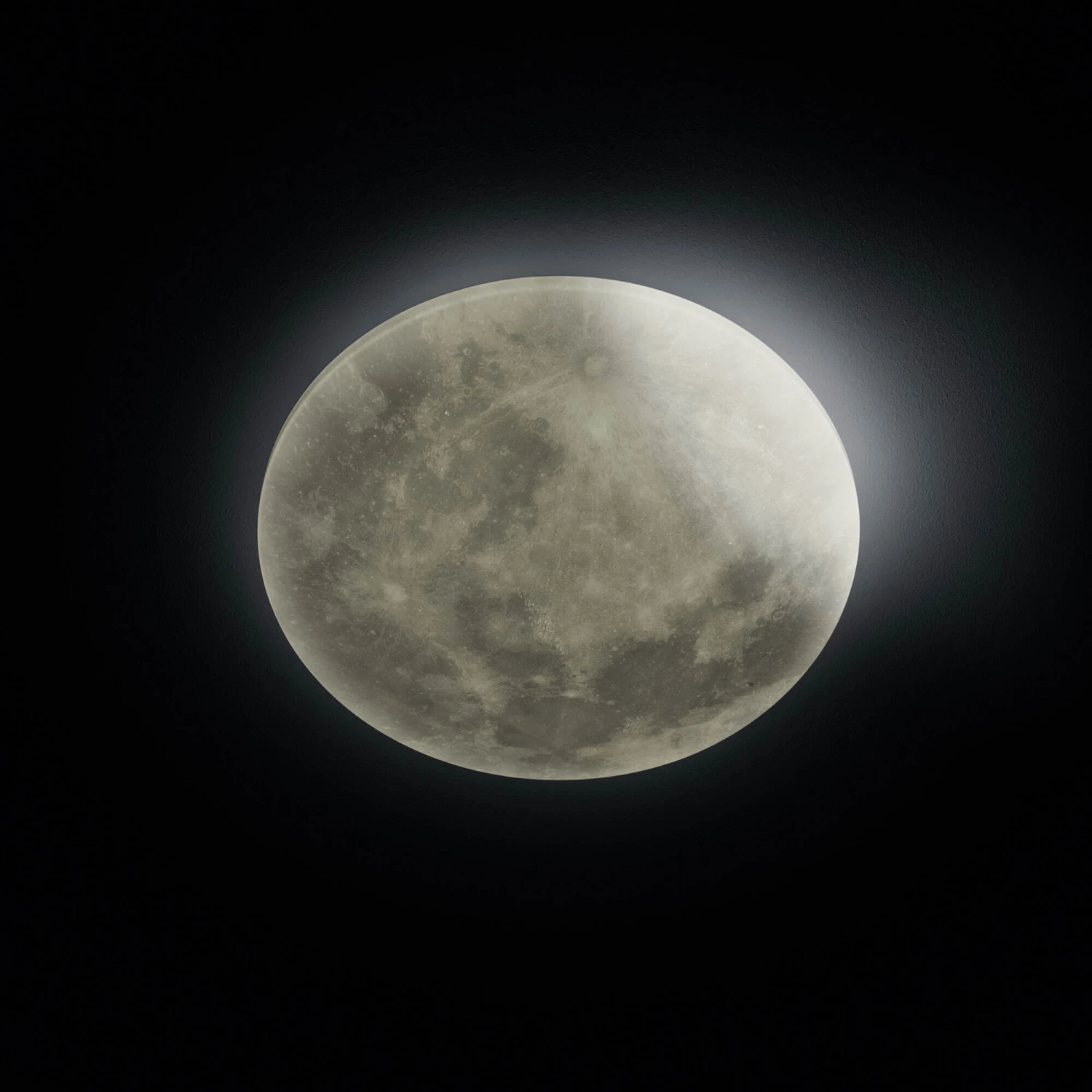 Full Moon 40cm Flush Ceiling Light 9 Full Moon 40cm Flush Ceiling Light - Image 9