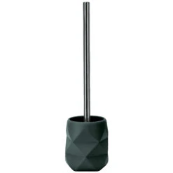 Crackle Pacific Grey Toilet Brush Holder