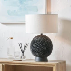 Sea Urchin Black Table Lamp Base