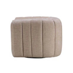 Durante Glam Natural Boucle Fabric Midi Swivel Armchair -Housingunits 6c572ed9f83692c5bcddb4aed6ec0ef3