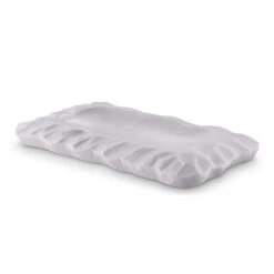 Eichholtz Mauro Honed White Marble Tray