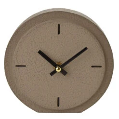 Interval Stone Effect Desk Clock