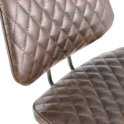 Kiara Dark Brown Counter Faux Leather Bar Chair -Housingunits 6ce24634fbe7e918032b5a8a4442ba6c