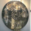 Large Mirrored Clock By Clare Wright