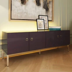 Frank Olsen Lyra Plum Black TV Unit