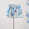 Designers Guild Kyoto Flower Cobalt Blue 16 Inch Pleated Shade