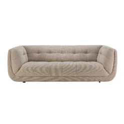 Lille Natural Fabric 3 Seater Sofa