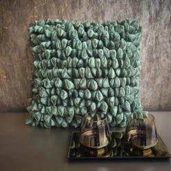 Dreamweavers Pebble Olive Cushion