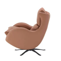 Fama Lenny Caramel Leather Swivel Rocking Armchair & Footstool 8 Fama Lenny Caramel Leather Swivel Rocking Armchair & Footstool -Housingunits 6f82a6c15f6c25be9142f5da14f13c99