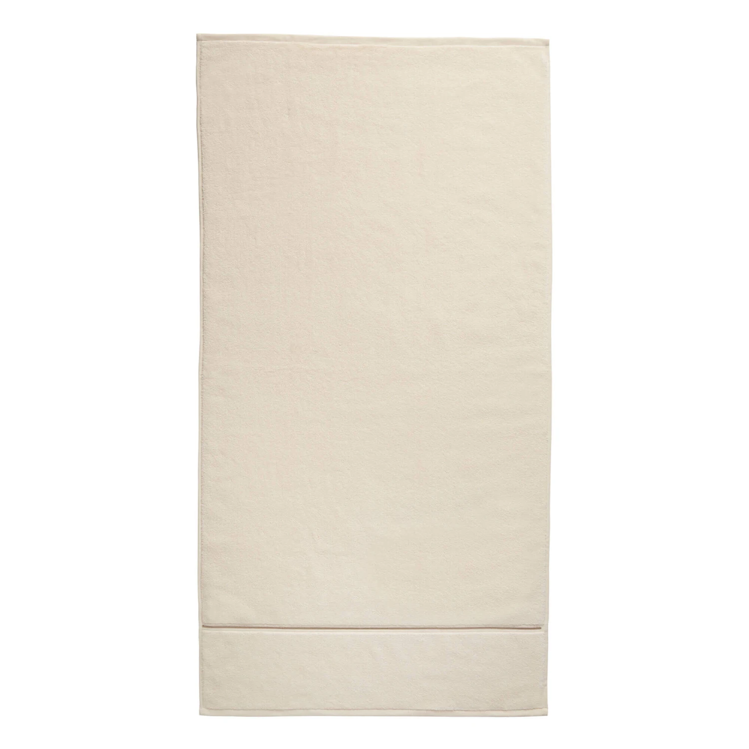 Cream Satin Stitch Bath Towel 2 Cream Satin Stitch Bath Towel - Image 2