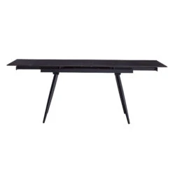 Nero Black & Bronze Extending Sintered Stone Dining Table -Housingunits 70739062b2071757943eac51eab6fc00