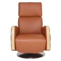 Ercol Noto Caramel Leather Recliner Chair -Housingunits 717d21479fcbec427dba30bafcca9a37