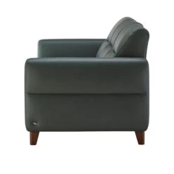 Stressless Fiona Batick Thyme Dark Green Leather 3 Seater Sofa -Housingunits 7232a6fbb927a4b432a4dccda83a9f64