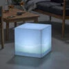 Cube Colour Changing 30cm Outdoor Floor Lamp