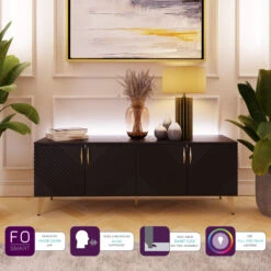 Frank Olsen Ava Black TV Unit 9 Frank Olsen Ava Black TV Unit -Housingunits 7267d4d9a27ffceabfdb40a1d92850f0 1