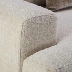 Naxos Large Tyne Natural Fabric Open End Left Arm Corner Group With Rectangular Table & Footstool -Housingunits 73cf82d34a80b3e055638d530b4b2037