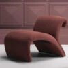 Eichholtz Vignola Accent Chair In Boucle Rouge Fabric