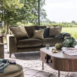 Bingham Olive Velvet Cushion -Housingunits 743af61401a329a578e36a61733d94ba 1