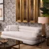 Eichholtz Malaga Small Sofa In Lyssa Off-White Fabric