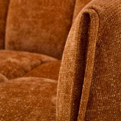 Claudia Rust Orange Fabric Armchair -Housingunits 753efd41488baaccfa8cf379fbdf5a0b