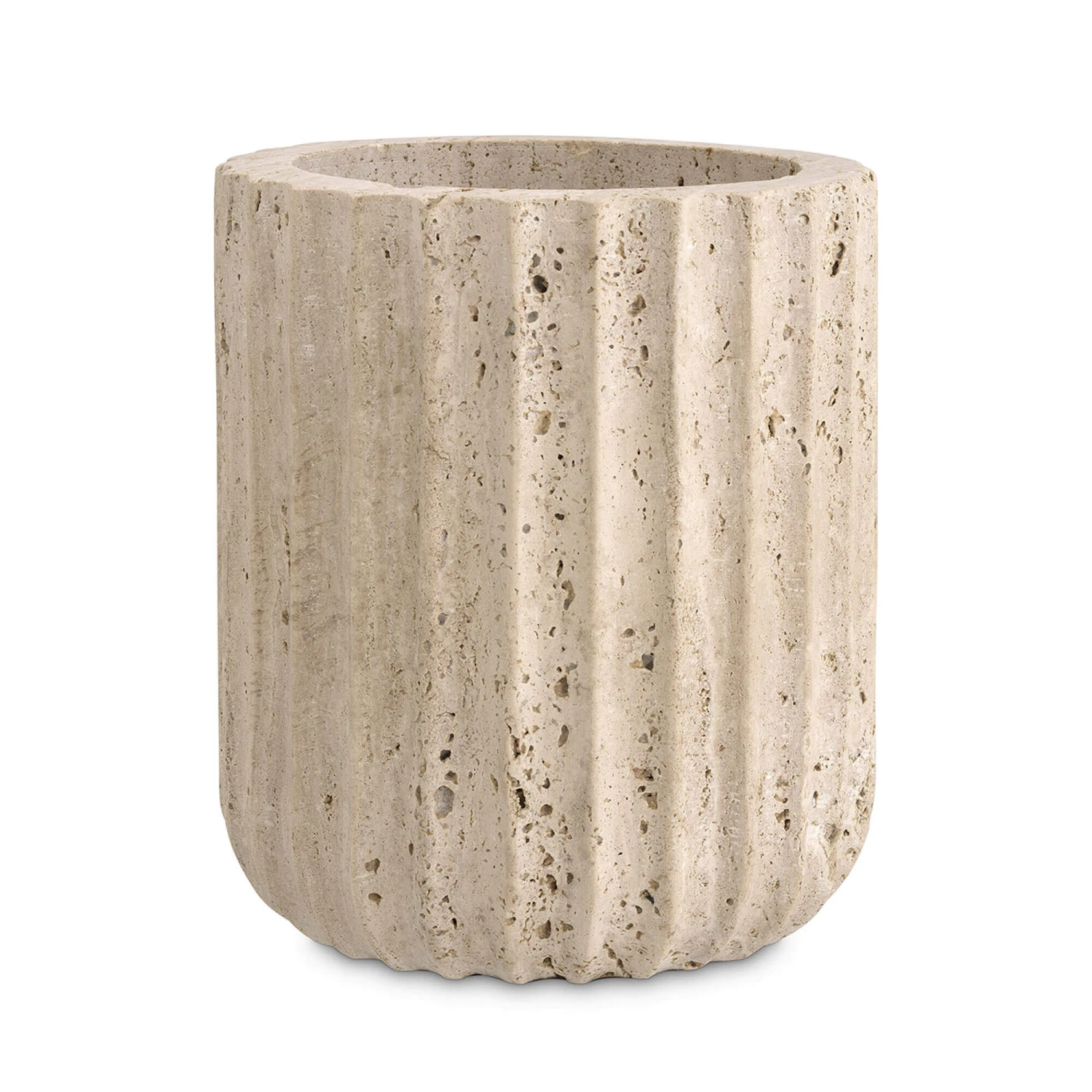 Eichholtz Nava Travertine Vase 2 Eichholtz Nava Travertine Vase - Image 2