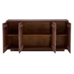 Hogarth Brown Ash Wood 4 Door Sideboard -Housingunits 75be1b28a9e5b53d853ecd36b27a921e 1