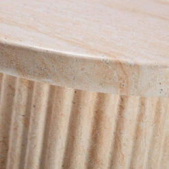 Albana Travertine Effect Side Table -Housingunits 75e0c2f27b67d1ff8c95dda2748ad58e 1