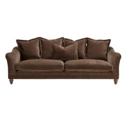 Tetrad Gatsby Deep Brown Fabric 4 Seater Grand Sofa