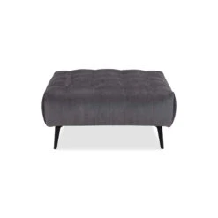 Mondrian Heritage Steel Velvet Fabric Footstool