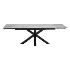 Vittorio White Extending Dining Table -Housingunits 77899cacf580b75fa6fa4c0c49c2b587