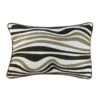 Zara Coffee Wave Boucle Rectangular Cushion