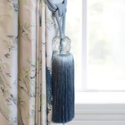 Laura Ashley Loren Sea Spray Tassel Curtain Tieback