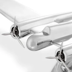 Eichholtz Airplane Fokker Dixieland Polished Aluminium Sculpture -Housingunits 789812a8b47d203f0489511314156a26