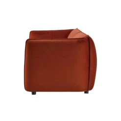 Glass House Thorne Rust Orange Fabric 3 Seater Sofa 12 Glass House Thorne Rust Orange Fabric 3 Seater Sofa -Housingunits 78b9465ce94950b1e4cfb6bad0830541