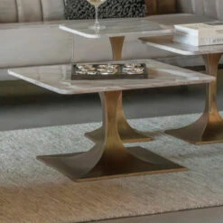 Libra Morchino Square White Marble Coffee Table -Housingunits 78ceb0a0d033e6eb8a64a83db15cadb2 1