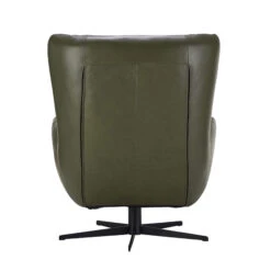 Emilio Green Leather Swivel Chair -Housingunits 79285cb02abc13df5ceabc60e077783f