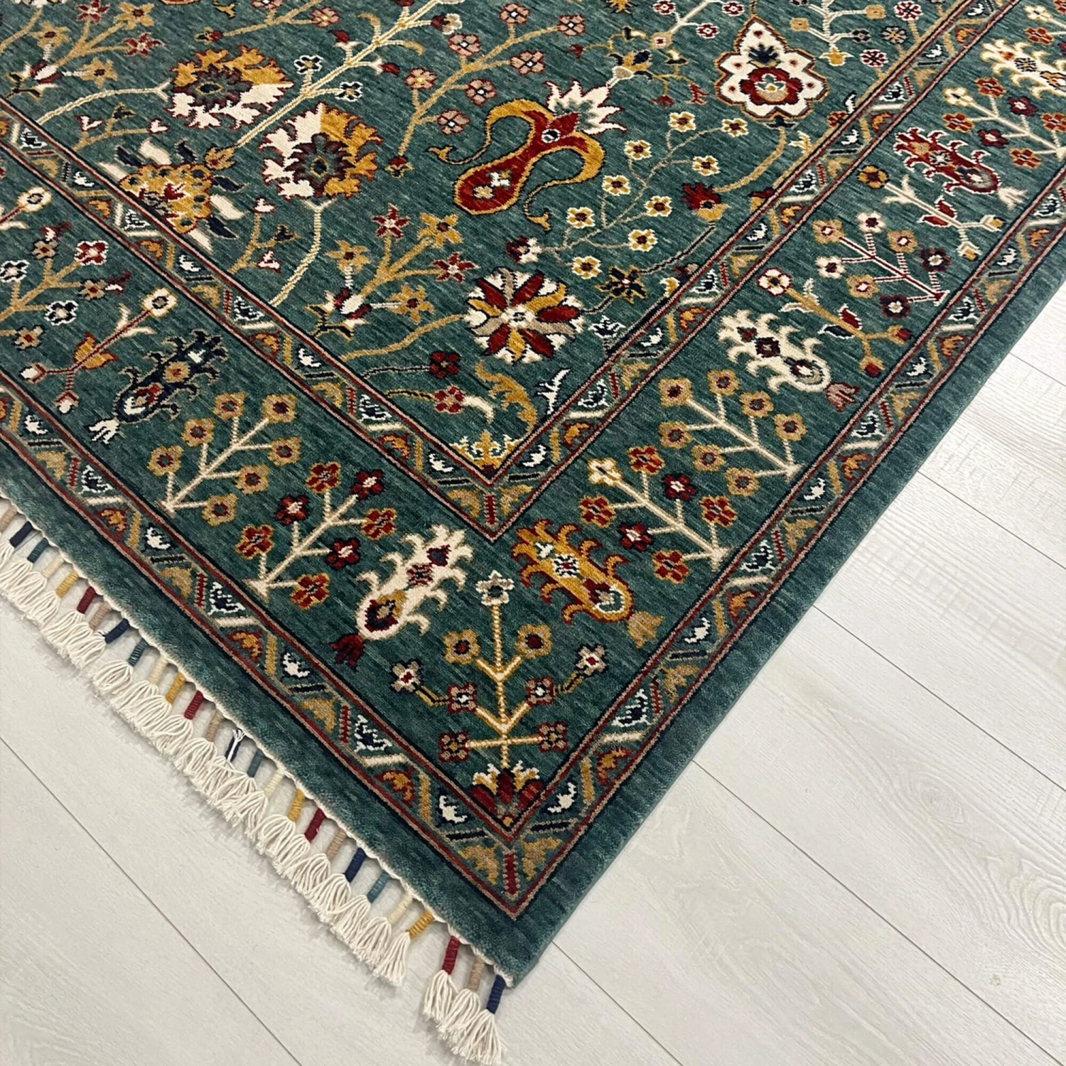 Amiri Green 200cm X 290cm Rug 2 Amiri Green 200cm X 290cm Rug - Image 2