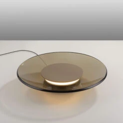 Luna Bronze & Dark Amber Glass Table Lamp -Housingunits 799426d0b93af97eafdbe409ac661ed4