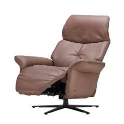 Himolla Loona Medium Brown Leather Manual Recliner Chair -Housingunits 7a62b6be24dcb0da74db021c581fe369 1