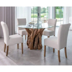 Java Teak 130cm Round Dining Table -Housingunits 7ae69fa357b186f85608bb2c4c29aee3 1